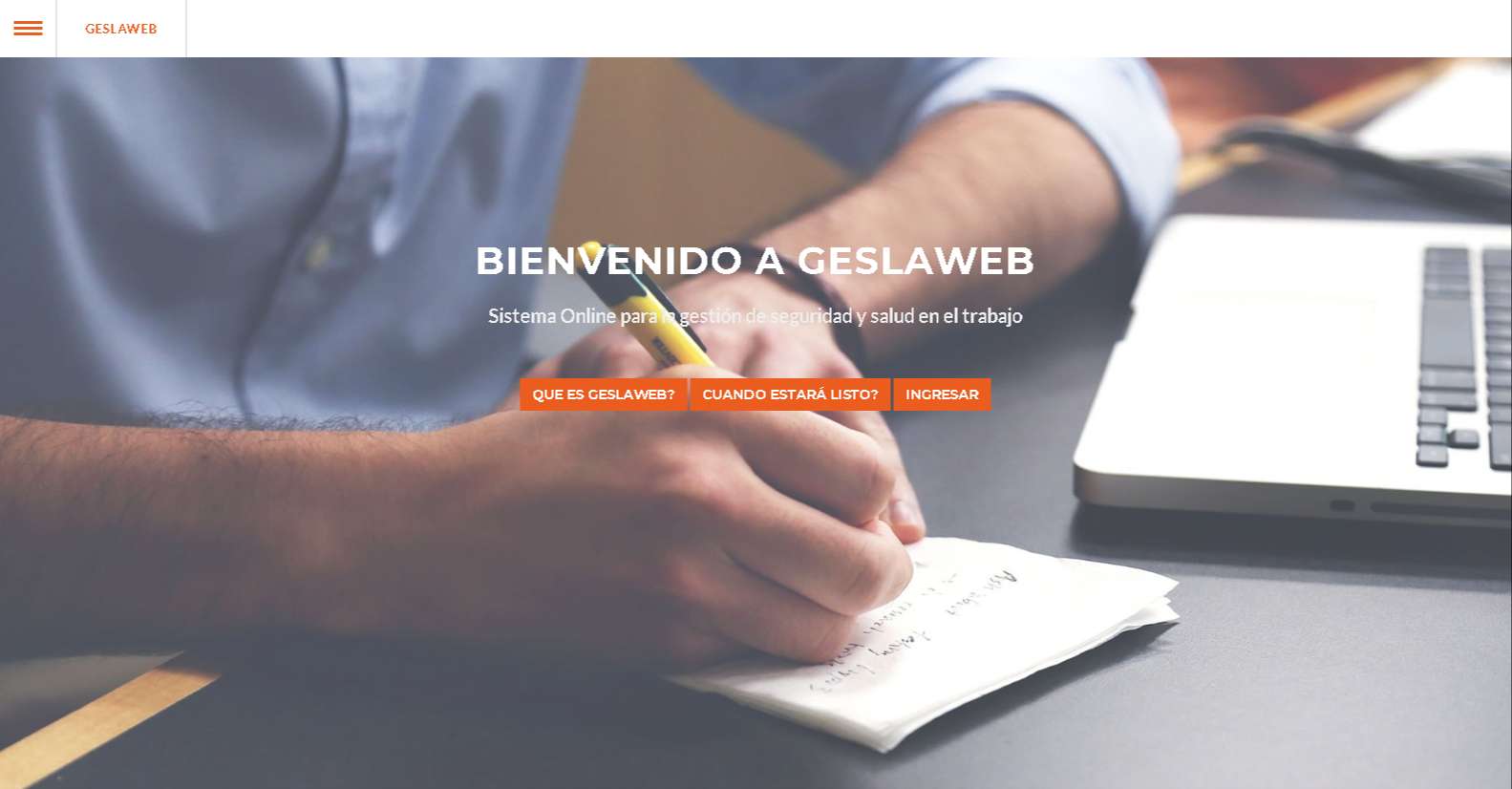 GeslaWeb-Landing